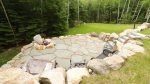 Fire pit area in Waterville Valley Private Home